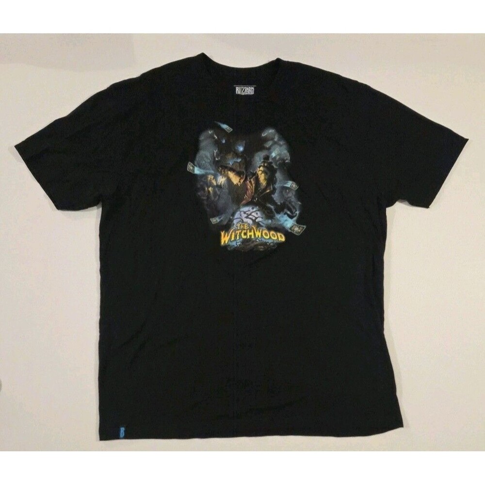 Vintage World of Warcraft Hearthstone The Witchwood Shirt Blizzard Game 2XL